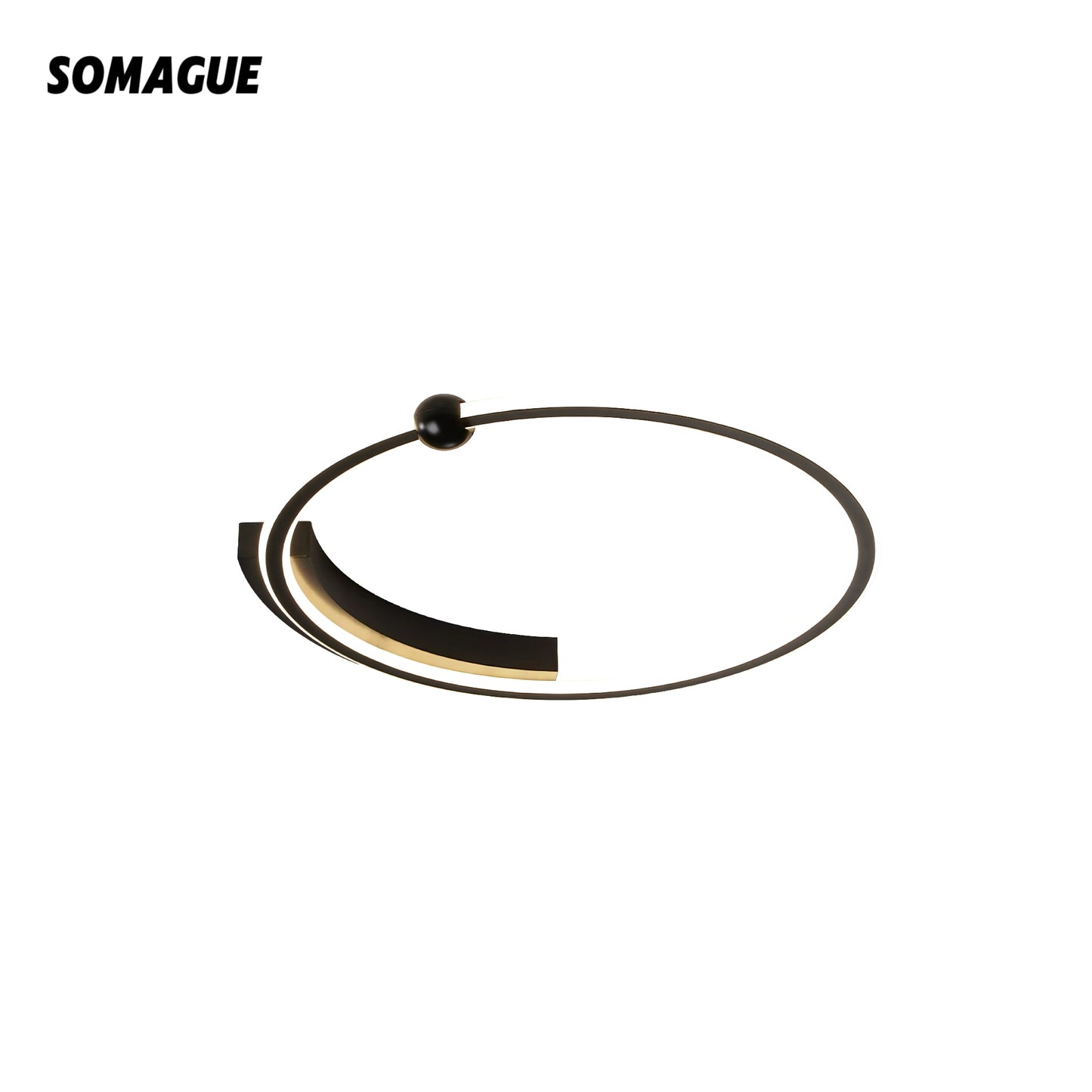 Elys Flush Mount Ceiling Light Modern Metal Indoor Living Room