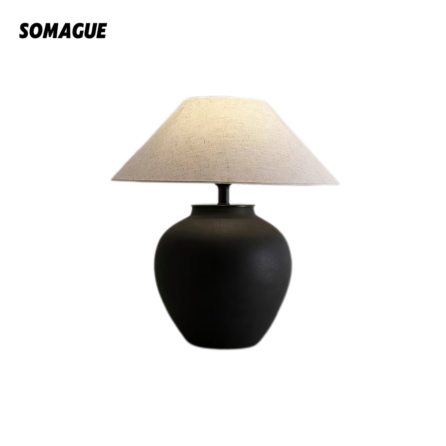 Zephyra Table Lamp Vintage Wabi-Sabi Indoor Ceramic Bedroom