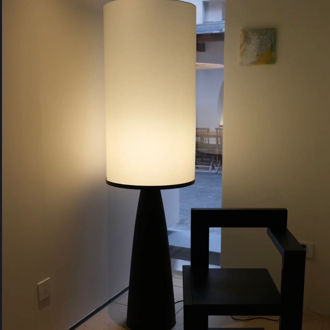 Zephyra Floor Lamp Vintage Wabi-Sabi Indoor Wood Living Room