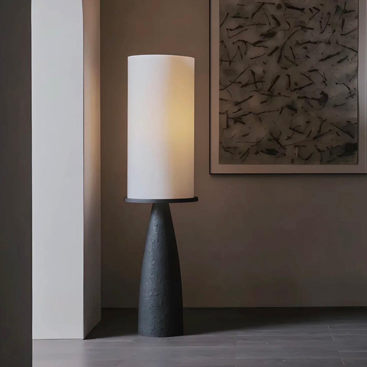 Zephyra Floor Lamp Vintage Wabi-Sabi Indoor Wood Living Room