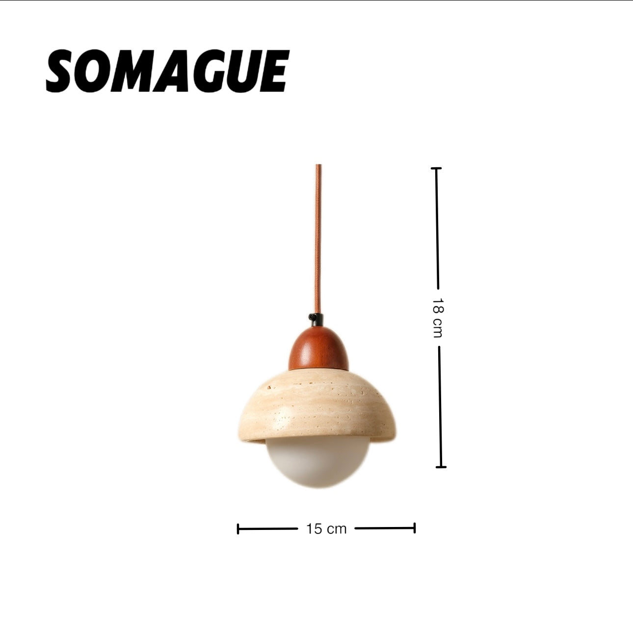 Noncu Pendant Light Vintage Wabi-Sabi Indoor Creative Living Room