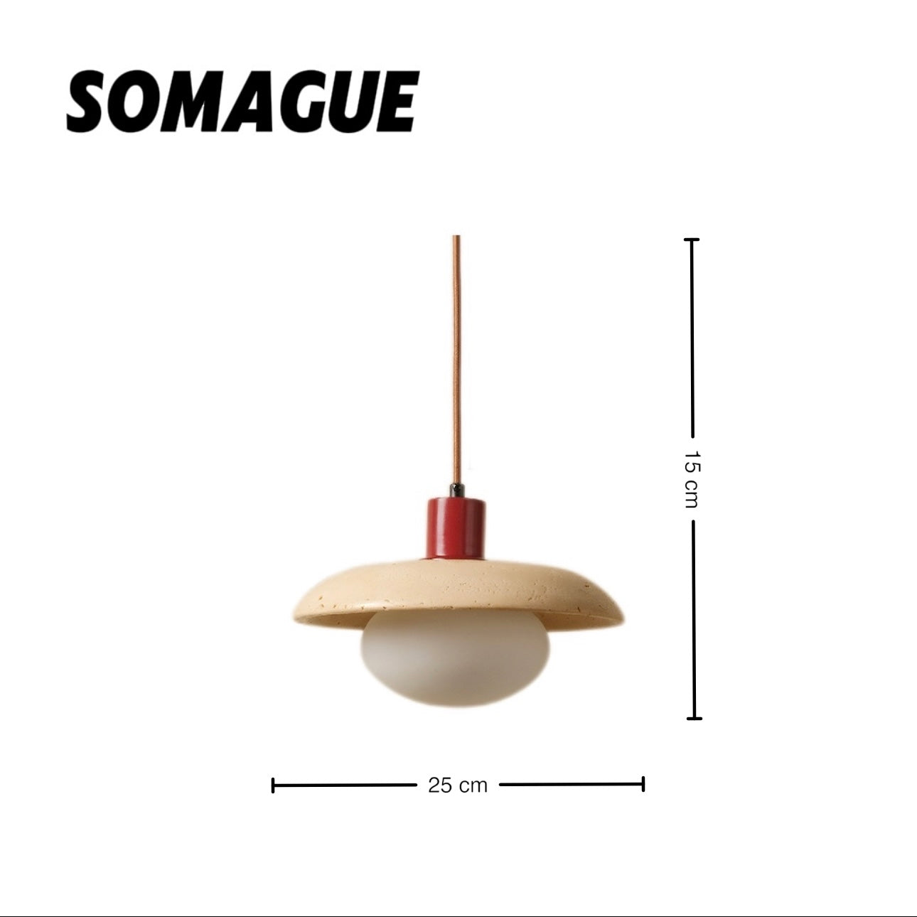 Noncu Pendant Light Vintage Wabi-Sabi Indoor Creative Living Room