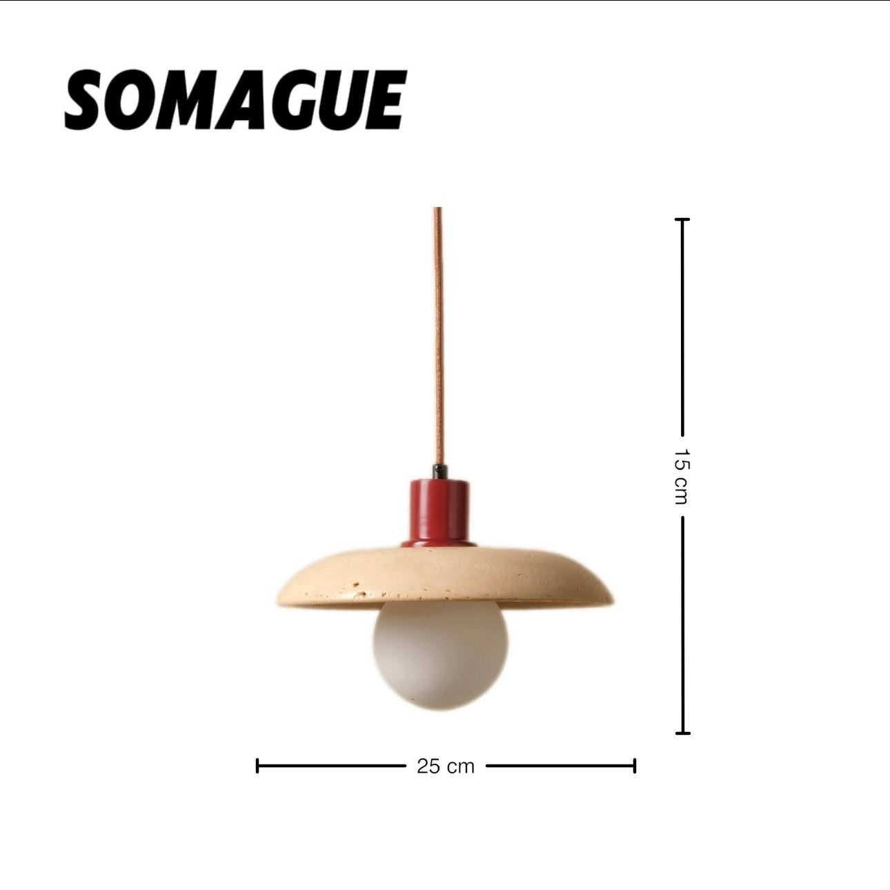 Noncu Pendant Light Vintage Wabi-Sabi Indoor Creative Living Room