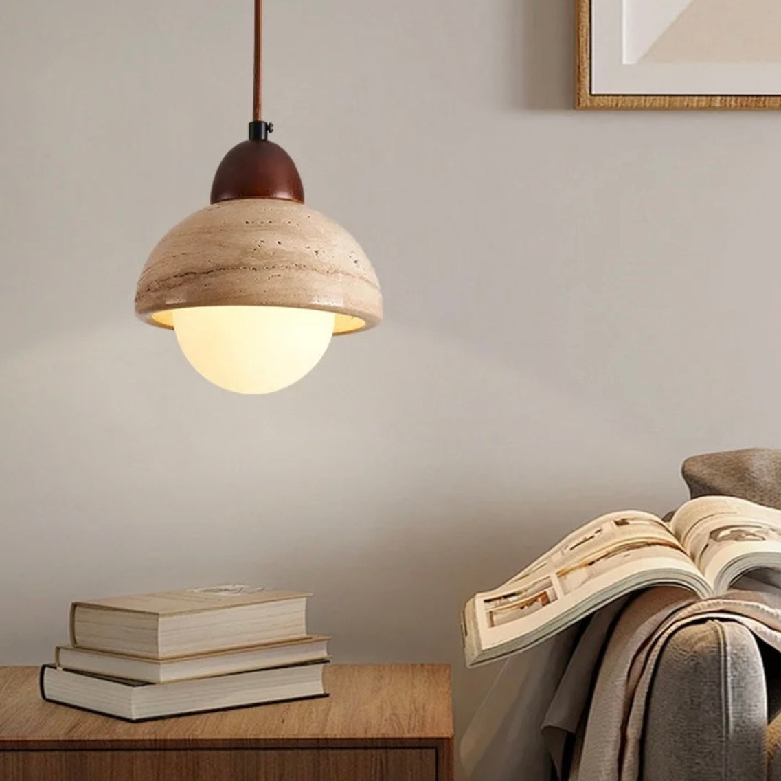 Noncu Pendant Light Vintage Wabi-Sabi Indoor Creative Living Room
