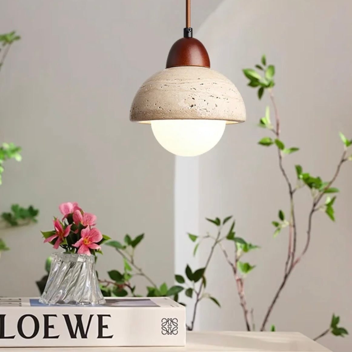 Noncu Pendant Light Vintage Wabi-Sabi Indoor Creative Living Room