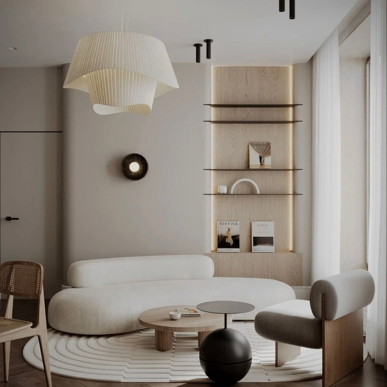 Nexa Pendant Light Modern Simple Indoor Cloth Living Room Bedroom