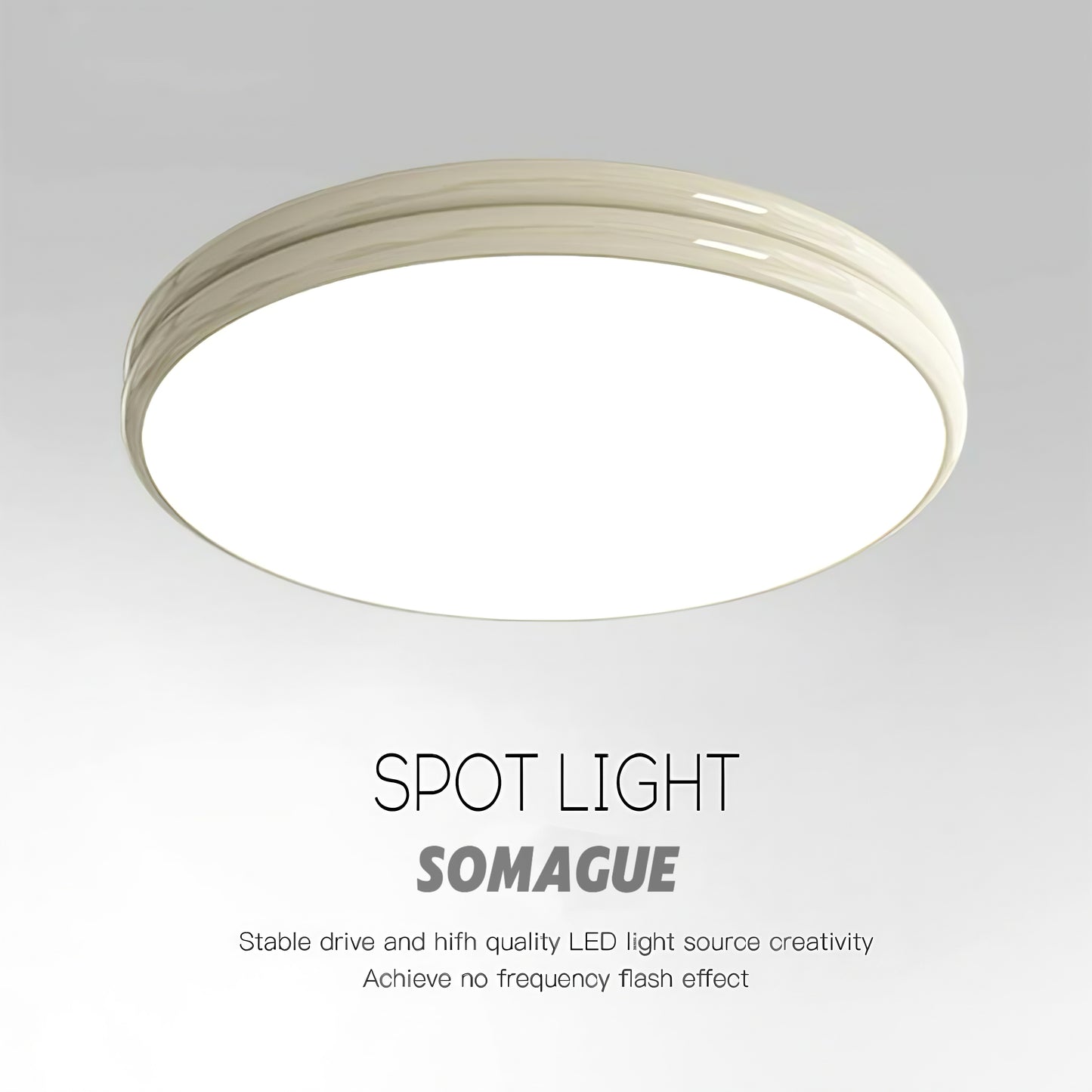 Halo Ceiling Light Modern Simple Indoor LED Acrylic Living Room Bedroom