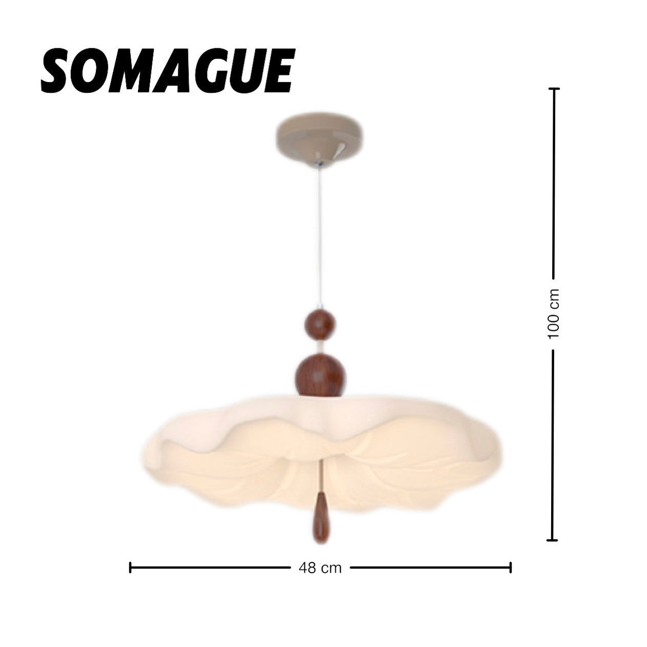 Mode Ceiling Light Pendant Light Modern Creamy Indoor Wood Living Room