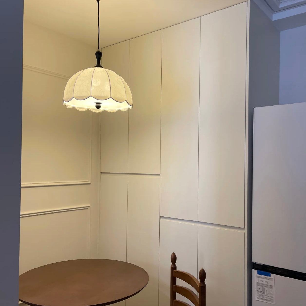Mode Pendant Light Vintage Indoor Wood Cloth Living Room Bedroom