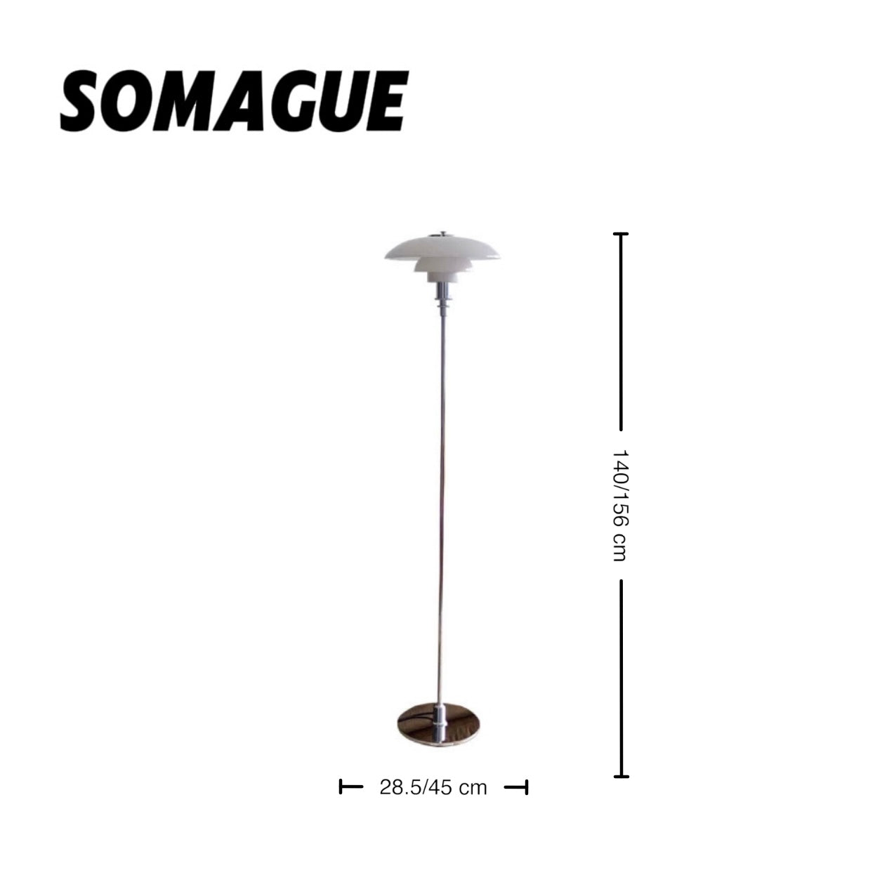 Nexa Floor Lamp Modern Designer Indoor Metal Glass Living Room Study