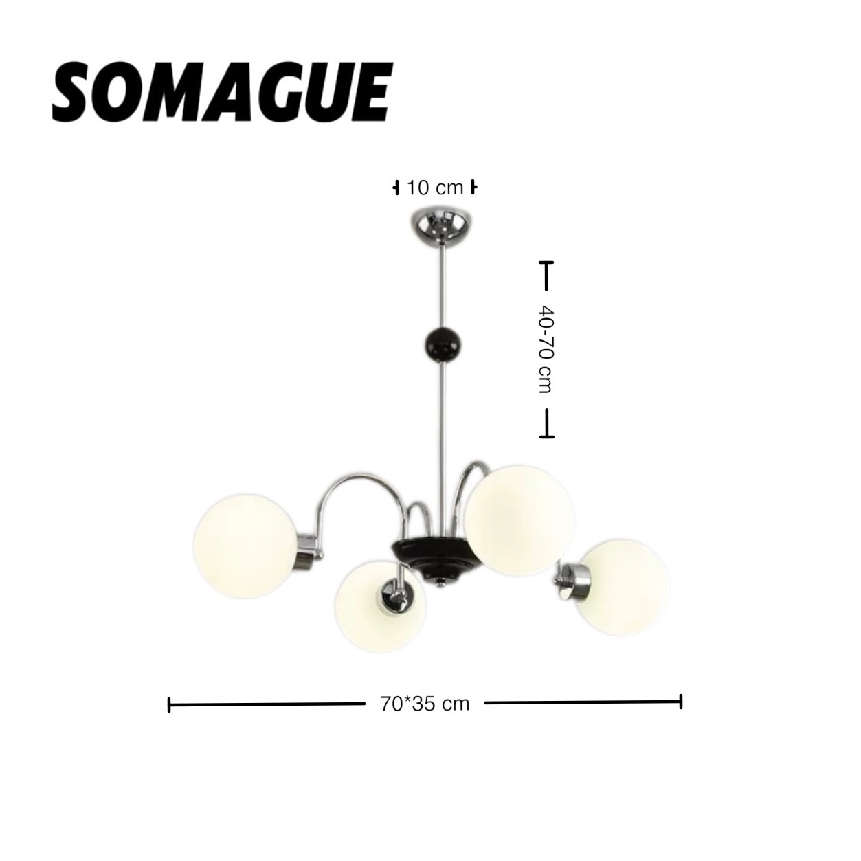Aura Chandelier Vintage Wabi-Sabi Indoor Luxurious Metal Living Room