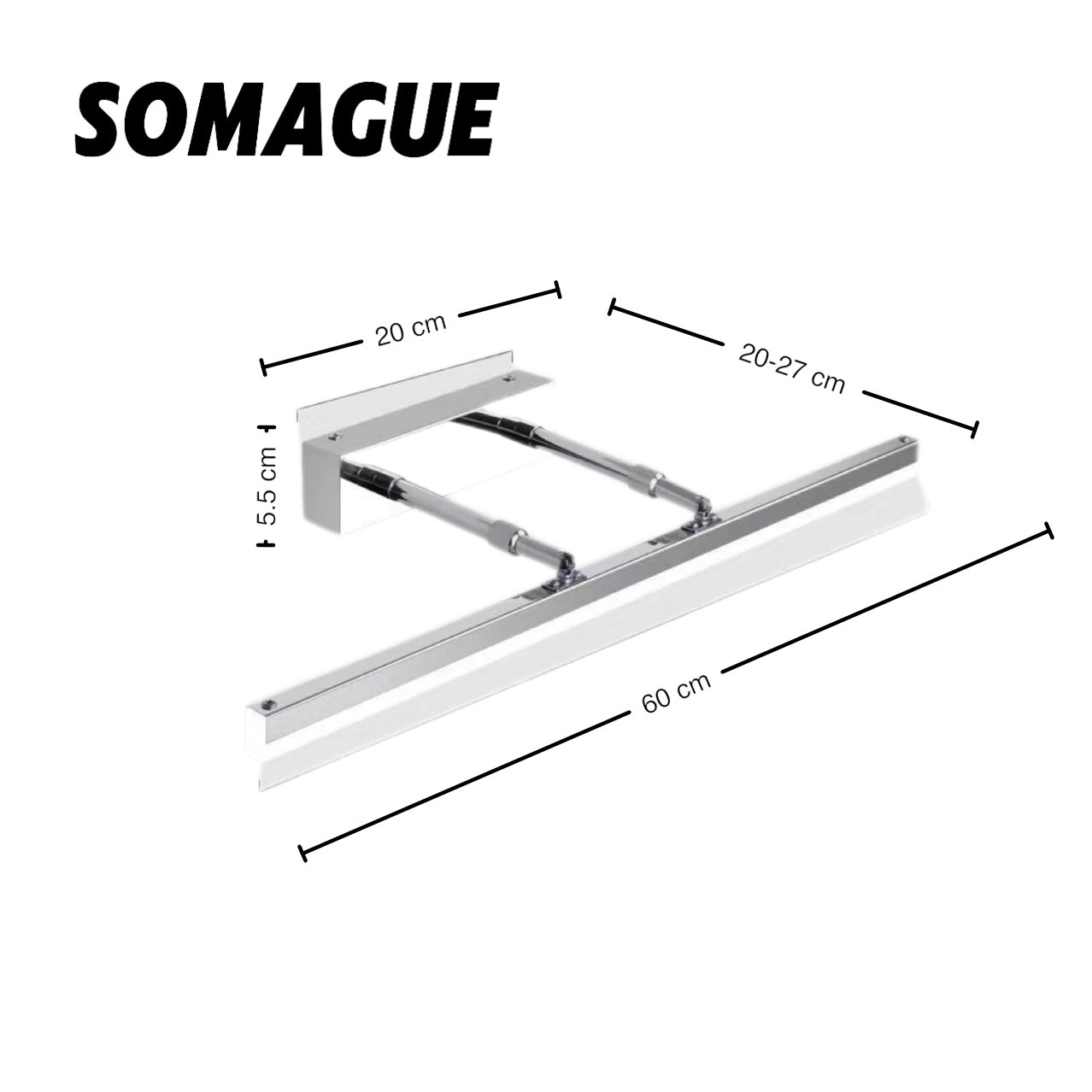 Elys Wall Lamp Classic Modern Linear Acrylic Indoor Living Room Batroom
