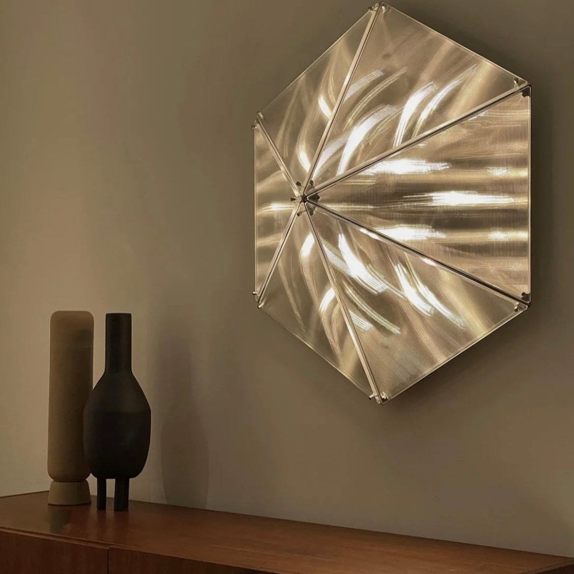 Zephyra Ceiling Light Modern Design Square Hexagon Living Room Bedroom