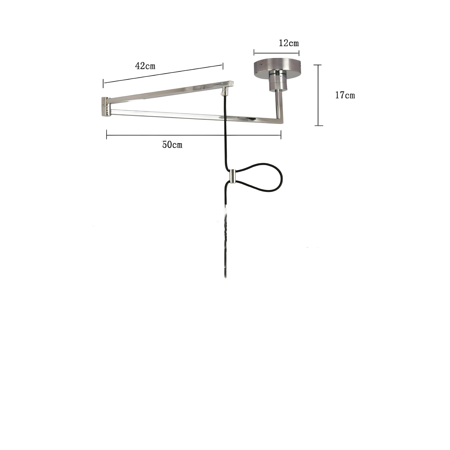Nexa Pendant Light Modern Articulating Arm Metal Glass Living Room Bedroom