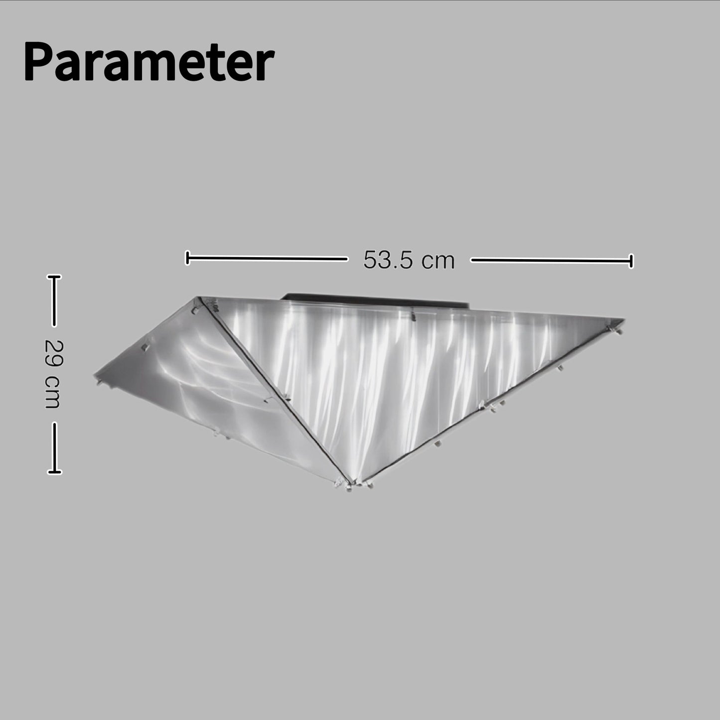Zephyra Ceiling Light Modern Design Square Hexagon Living Room Bedroom
