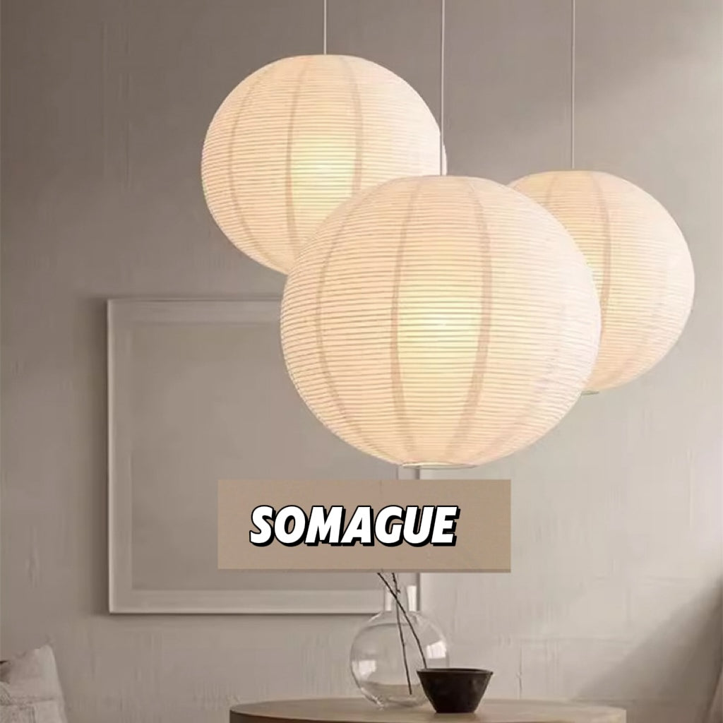 Nexa Floor Lamp Paper Modern Round Living Room Dining Room
