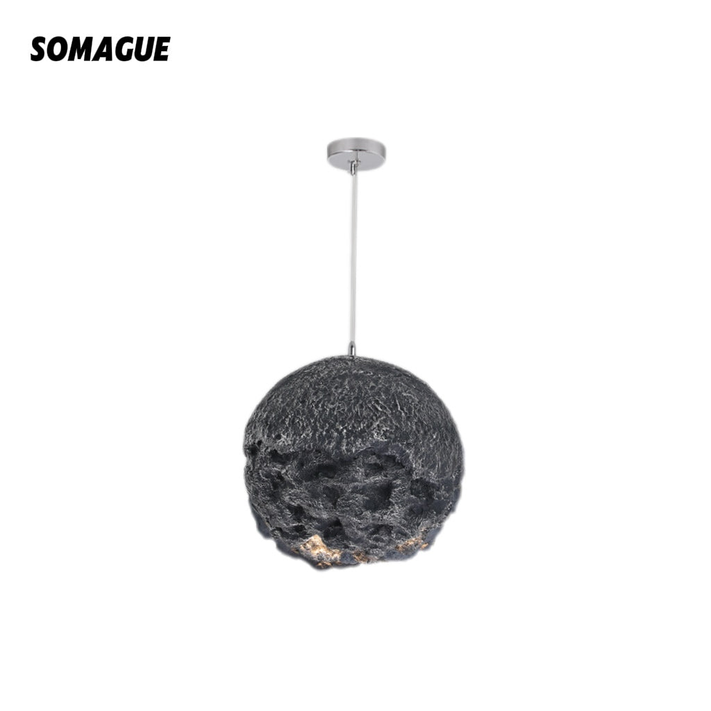 Nexa Pendant Light Wabi-Sabi Stone Style Resin PVC Living room Bedroom