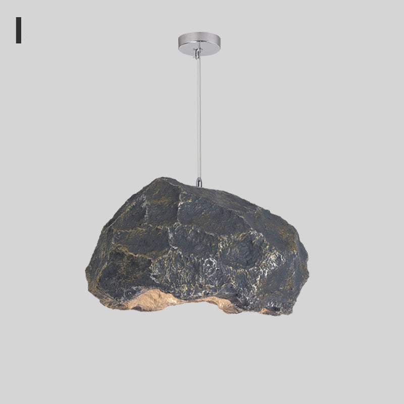 Nexa Pendant Light Wabi-Sabi Stone Style Resin PVC Living room Bedroom