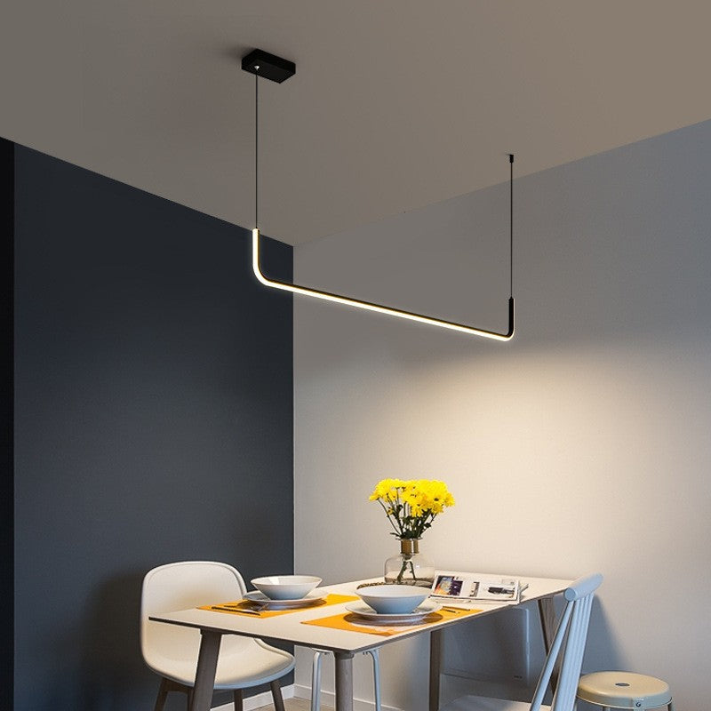 Elys Pendant Light Modern Linear Classic Metal Living Room Bedroom