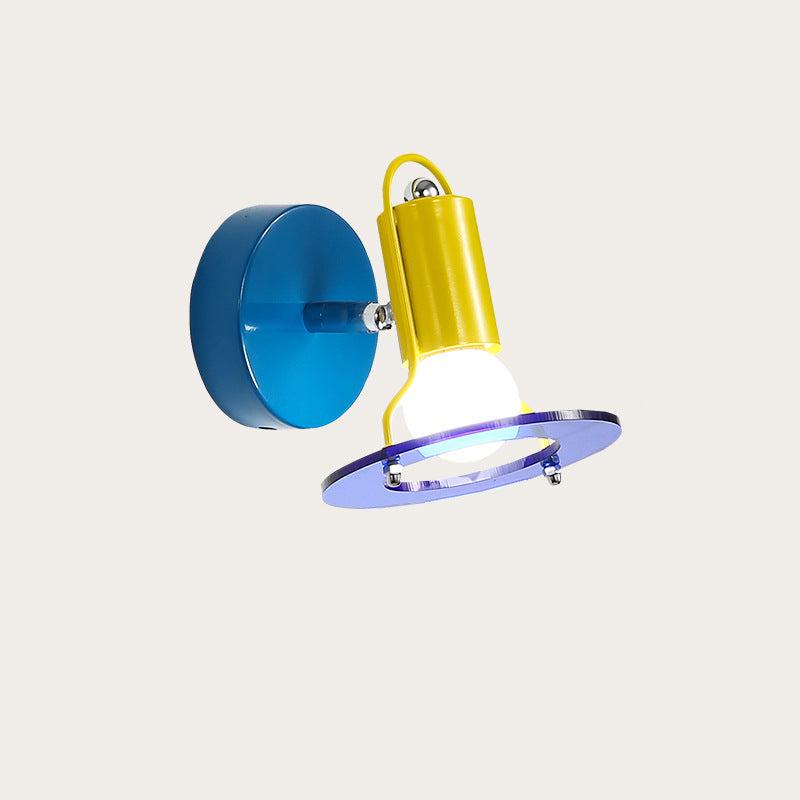 Yono Wall Lamp Memphis Colorful Modern Metal Bedroom Nursery