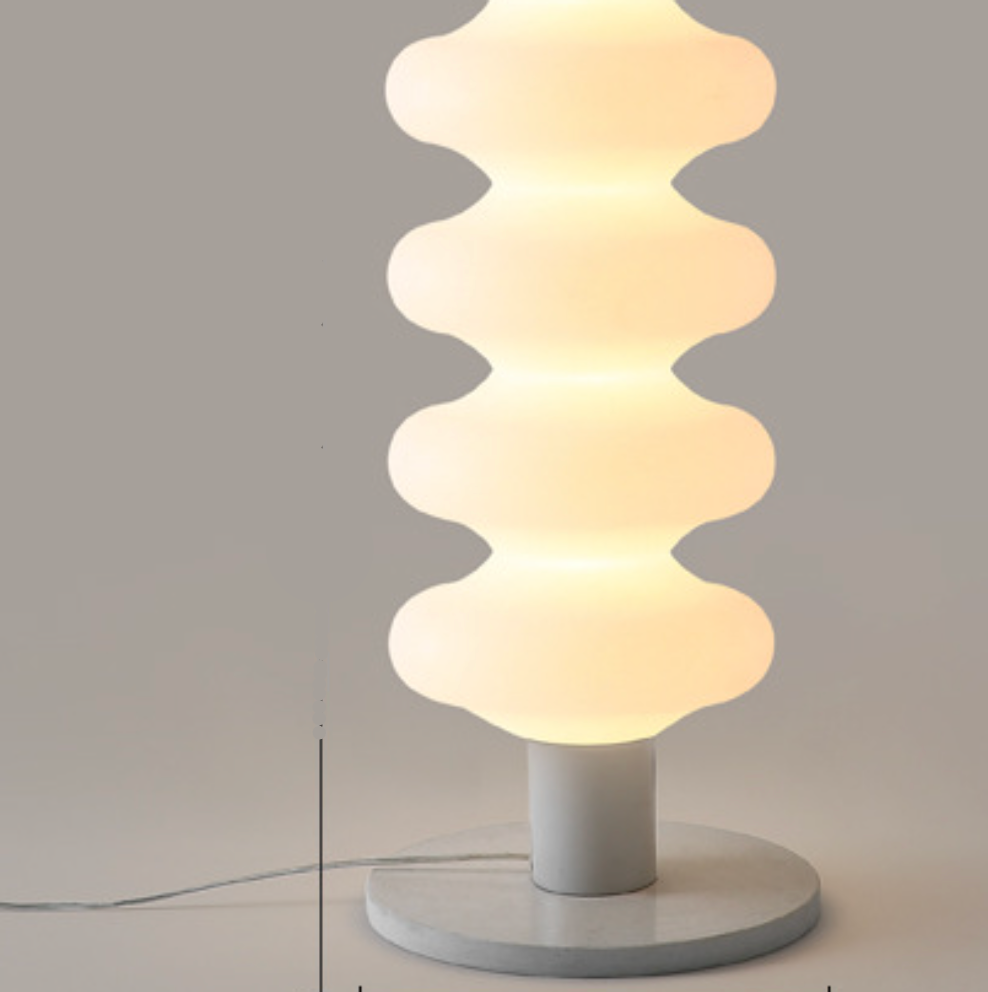 Elys Floor Lamp Modern Creamy Indoor Acrylic Living Room Bedroom