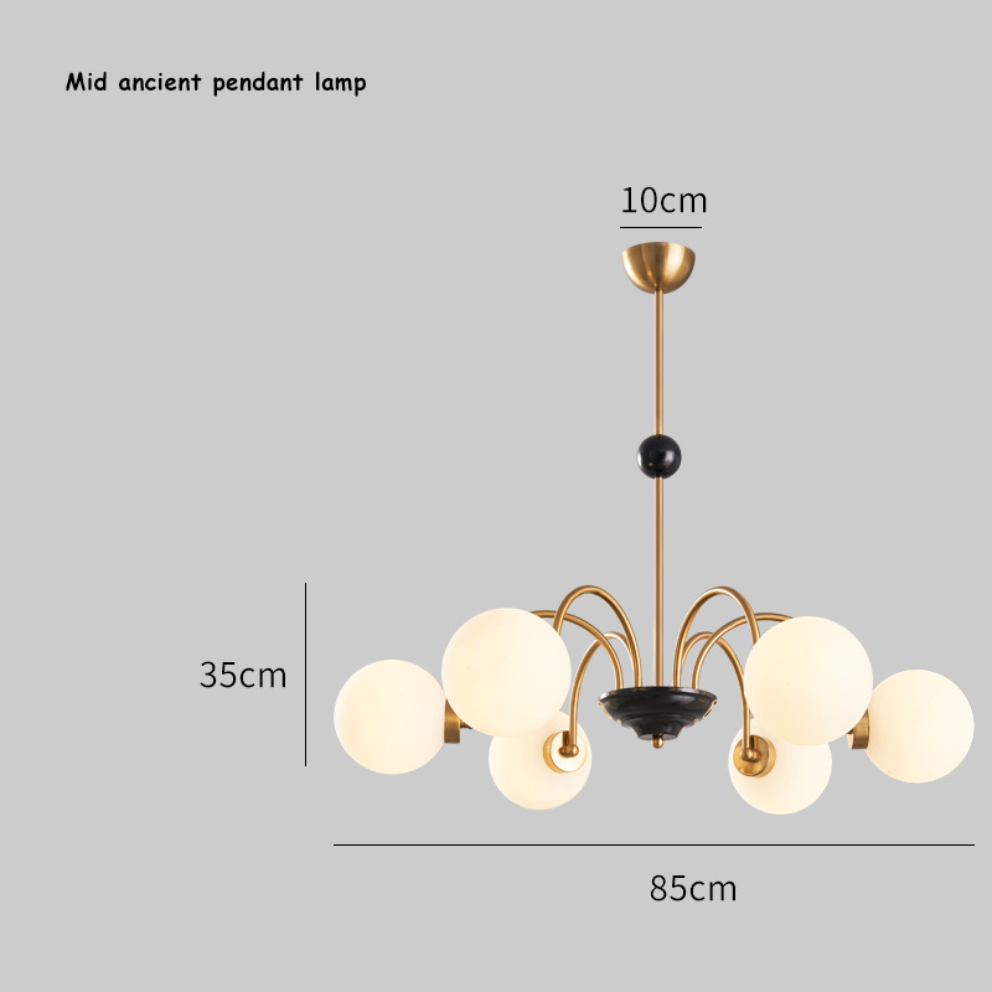 Aura Chandelier Vintage Wabi-Sabi Indoor Luxurious Metal Living Room
