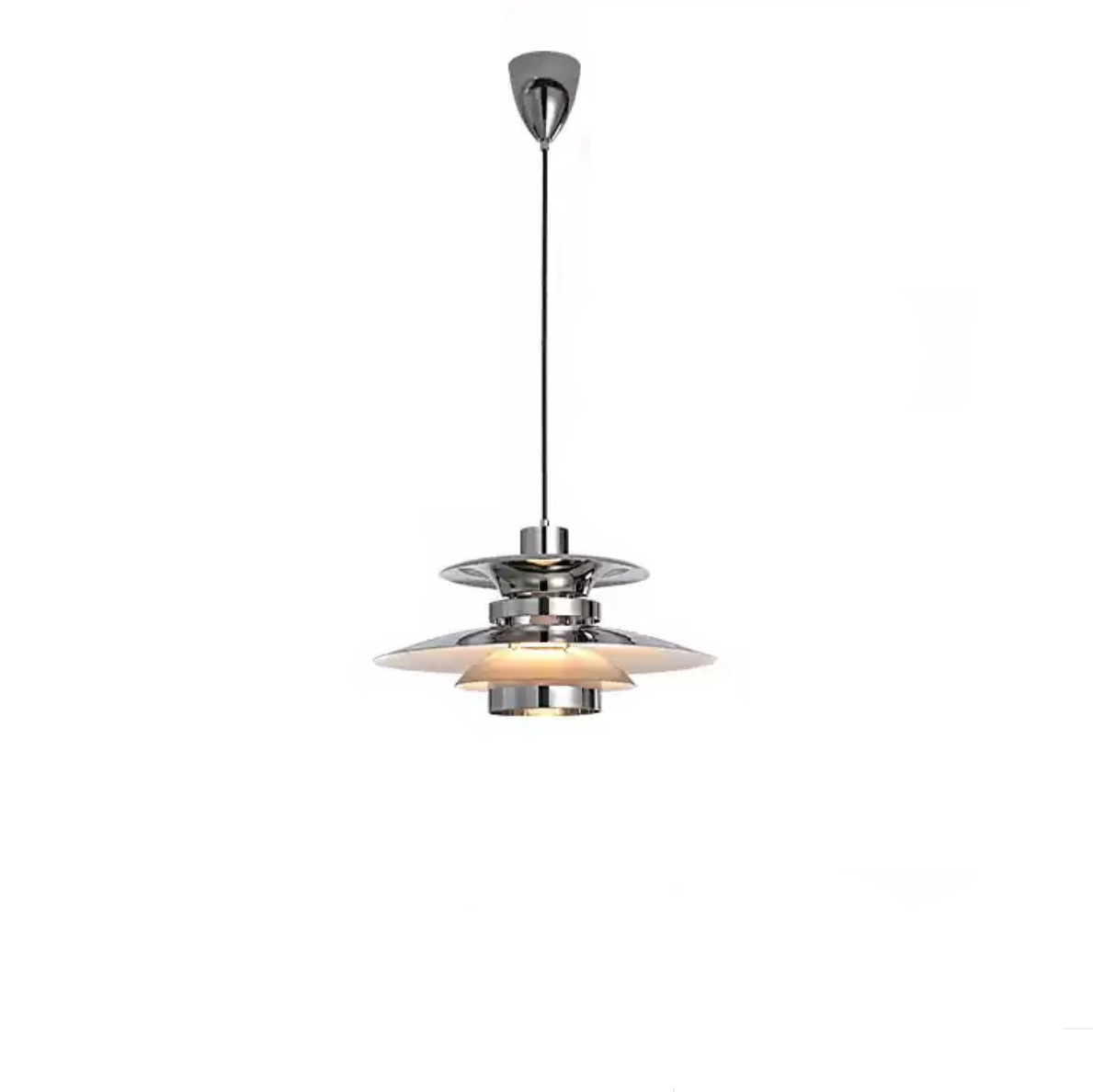 Nexa Pendant Light Modern Articulating Arm Metal Glass Living Room Bedroom