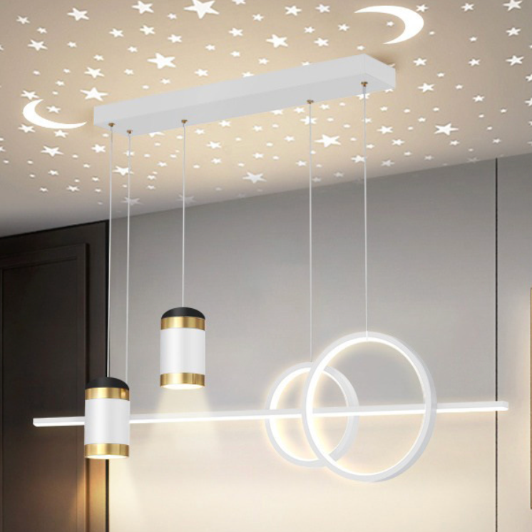 Elys Pendant Light Modern Linear Metal Bedroom Living Room