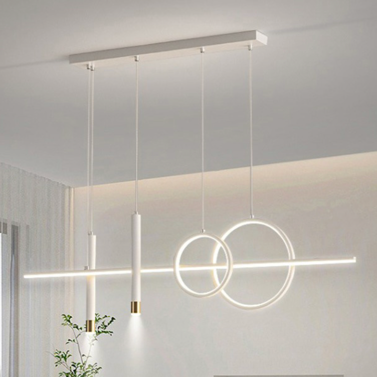 Elys Pendant Light Modern Linear Metal Bedroom Living Room