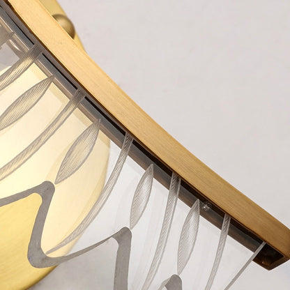 Yono Wall Lamp Modern Minimalist Wings Gold Metal Acrylic Living Room Bedroom