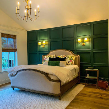 Aura Chandelier Vintage Metal Brass Dining Room Bedroom
