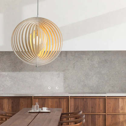 Nexa Pendant Light Wabi-Sabi LED Wood Bedroom Living Room