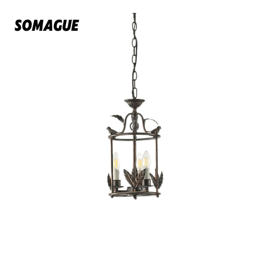 Mode Pendant Light Vintage Metal Bronze Gold Dining Room Bedroom